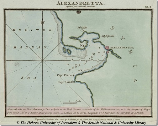Alexandretta Map 1801
