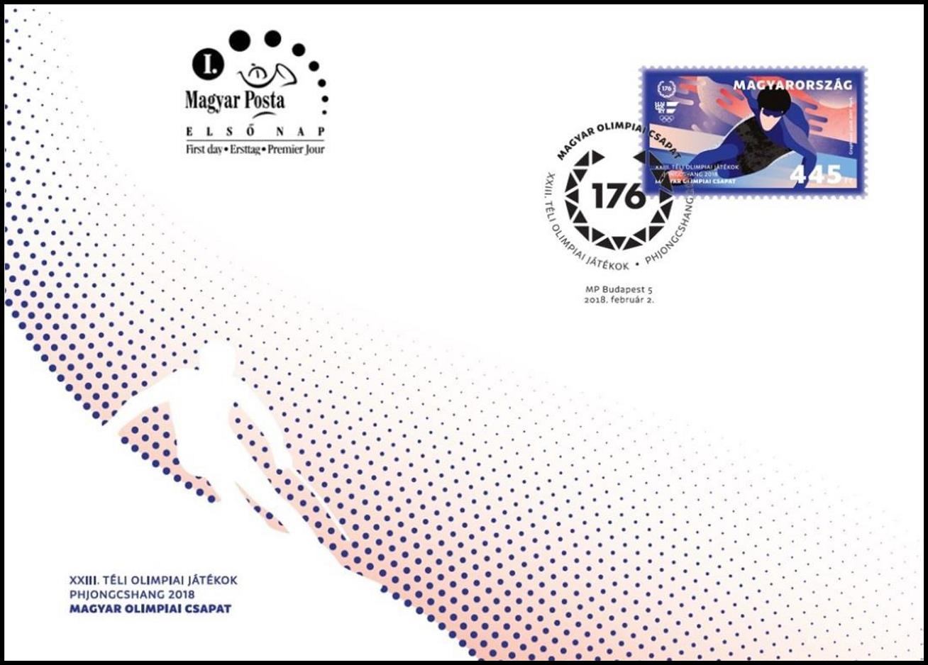 Hungary - 2018 Winter Olympics, released February 2, 2018 [first day cover]
